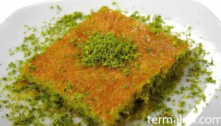 afyon kaymaklı ekmekli kadayıf